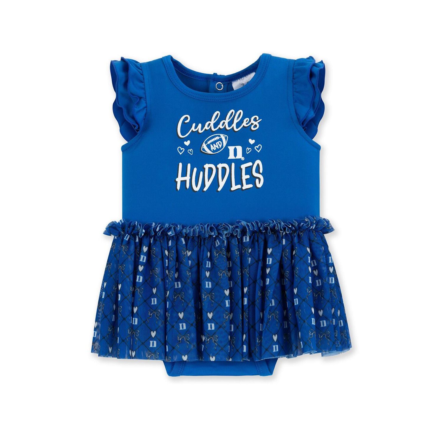 Baby Girls Royal Duke Blue Devils Onesie Dress