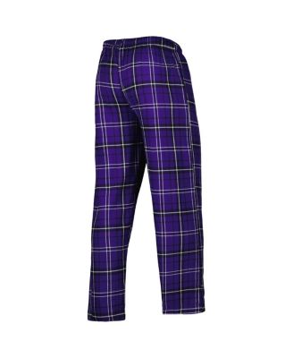 Men's Purple/Black Phoenix Suns Ultimate Plaid Flannel Pants