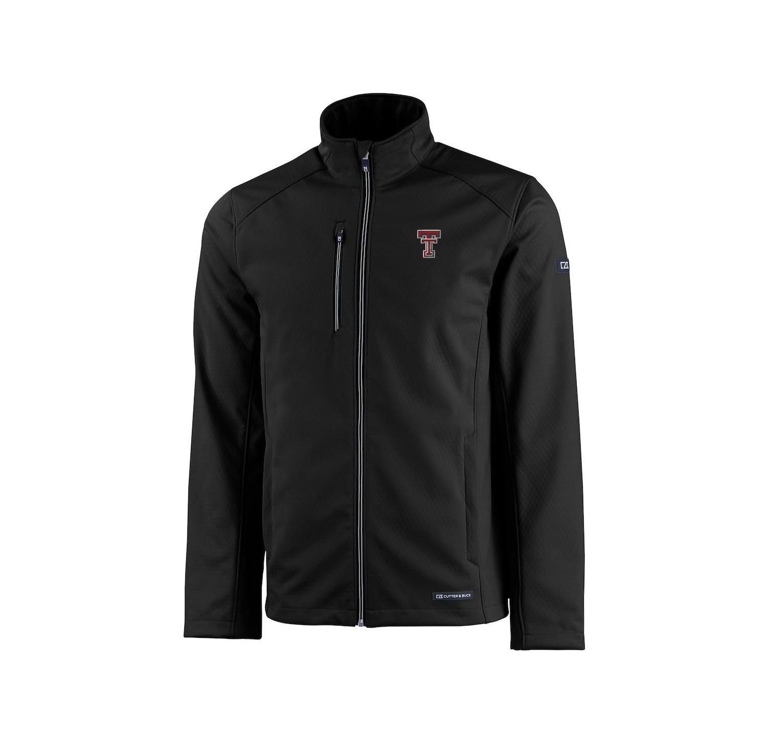 Men's Black Texas Tech Red Raiders Evoke Eco Softshell Full-Zip Jacket
