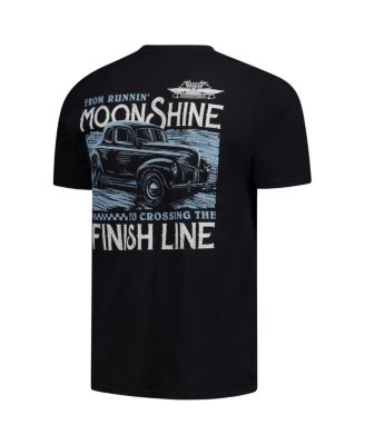 Men's Black NASCAR 2-Spot Moonshine Finish Line T-Shirt