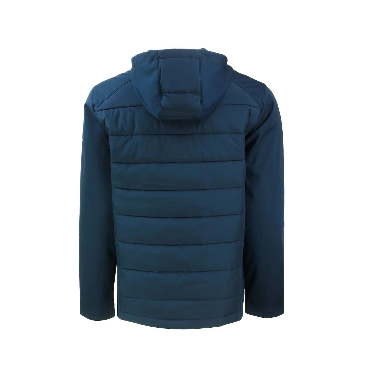 Мужская куртка Cutter & Buck Navy Denver Broncos Evoke PrimaLoft Hybrid Eco Softshell Full-Zip Hooded — фото 3