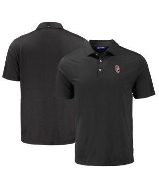 Men's Black Oklahoma Sooners Coastline Epic Comfort Eco Polo Shirt