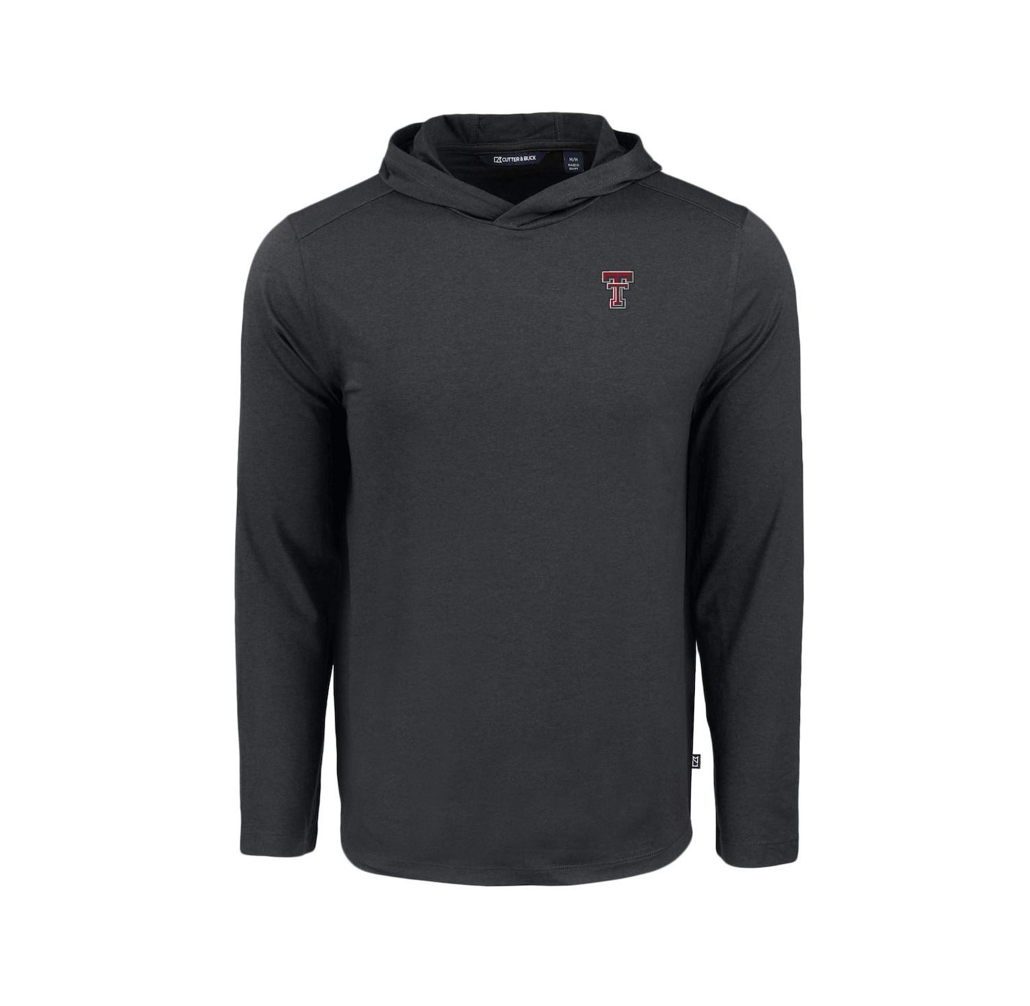 Men's Black Texas Tech Red Raiders Coastline Epic Comfort Eco Long Sleeve Hoodie