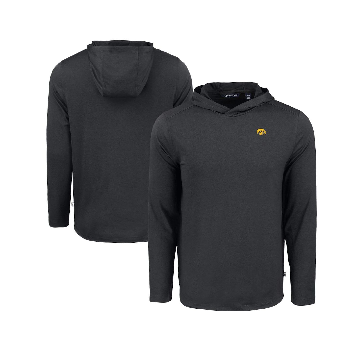 Men's Black Iowa Hawkeyes Coastline Epic Comfort Eco Long Sleeve Hoodie