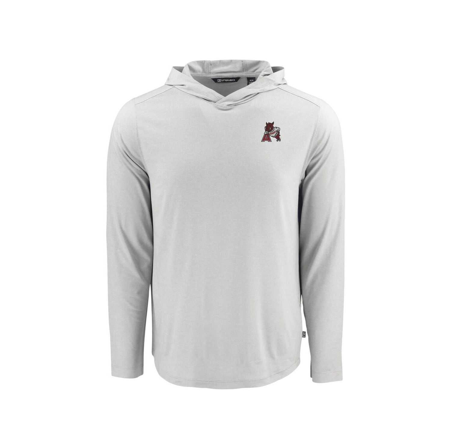 Men's Gray Arkansas Razorbacks Coastline Epic Comfort Eco Long Sleeve Hoodie