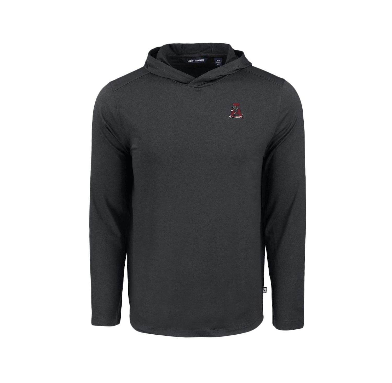 Men's Black Alabama Crimson Tide Coastline Epic Comfort Eco Long Sleeve Hoodie