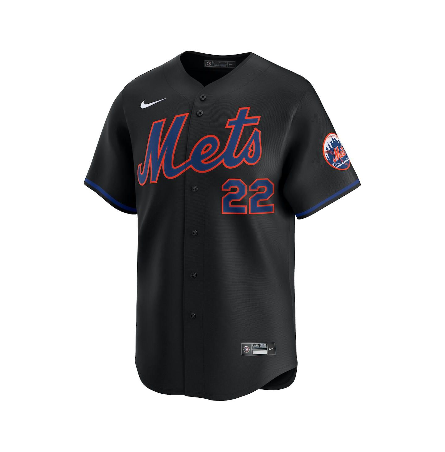 Мужской топ Nike Juan Soto Black New York Mets Alternate Limited Player Jersey — фото 2