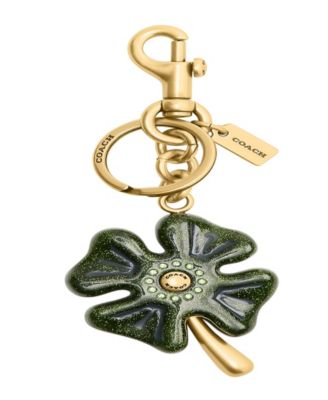 Metal Four Leaf Clover Bag Charm