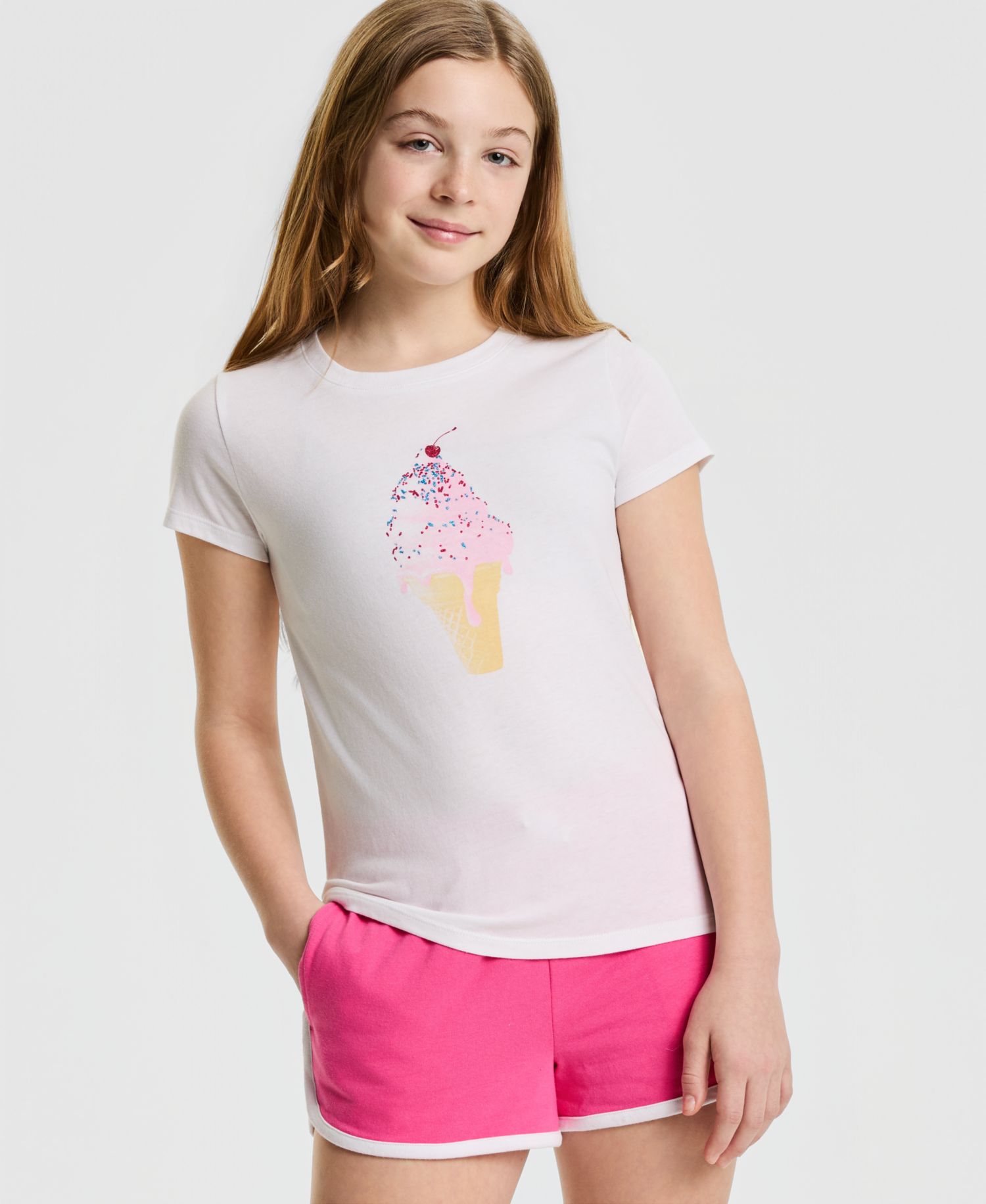 Girls' 5-20 Ice Cream T-Shirt