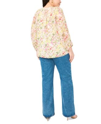 Plus Size V-Neck Top