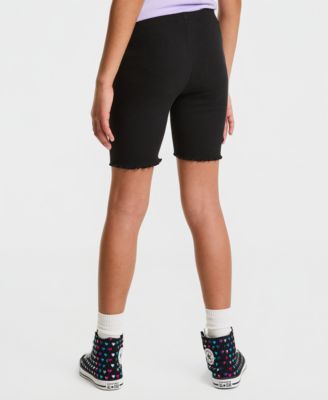 Girls' 5-20 Ribbed Bike Shorts