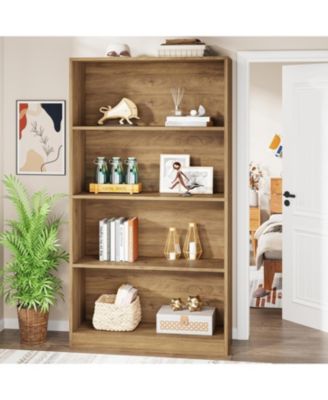 71 Inch Tall Bookcase, Modern Freestanding Bookshelf 9 Tier Bookcases