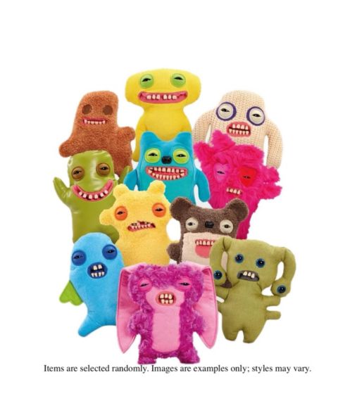 Детские мягкие игрушки Fuggler Funny Ugly Monster 9" Blind Box Plush Toys, 3-Pack