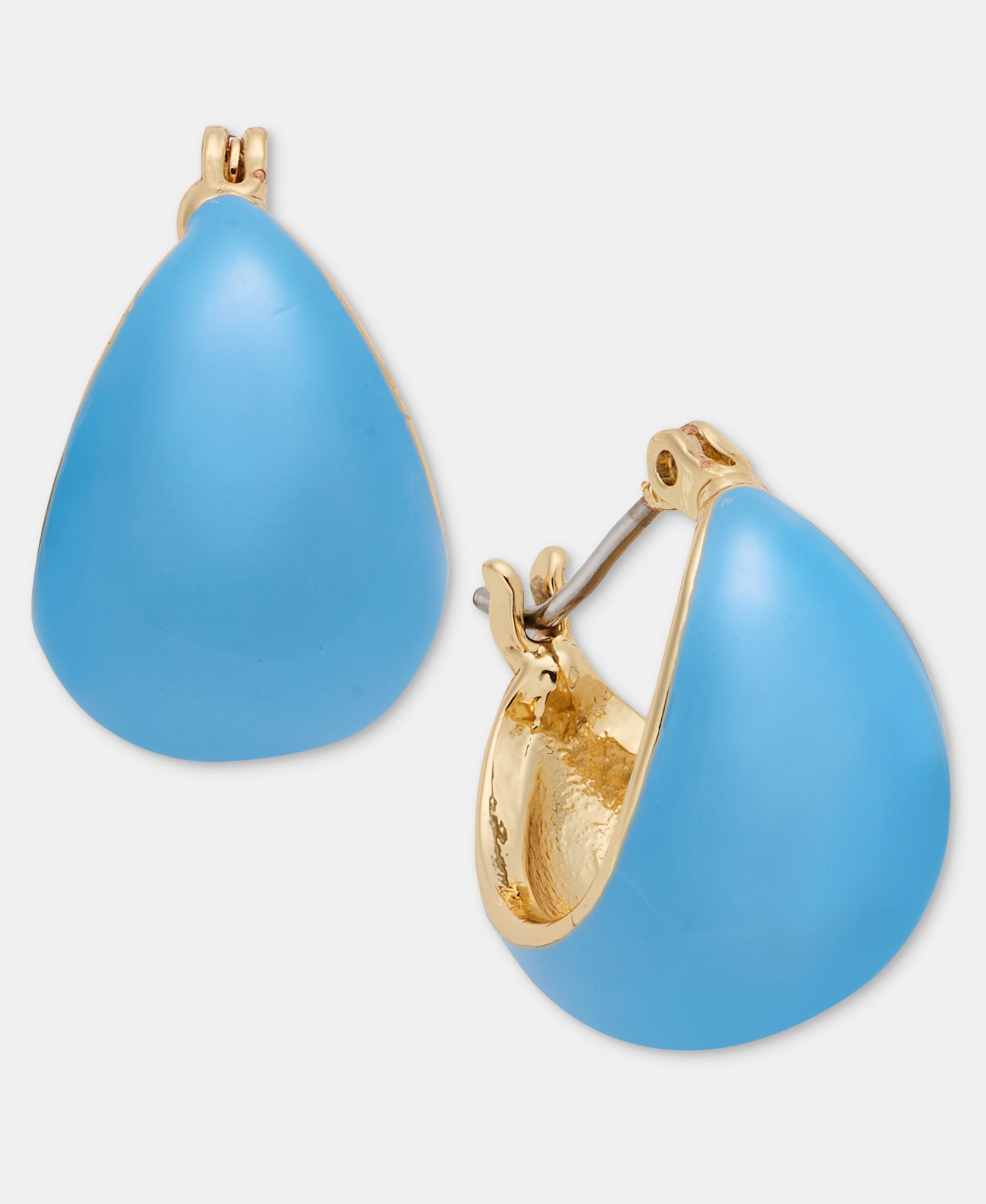 Small Color Hoop Earrings, 0.67"