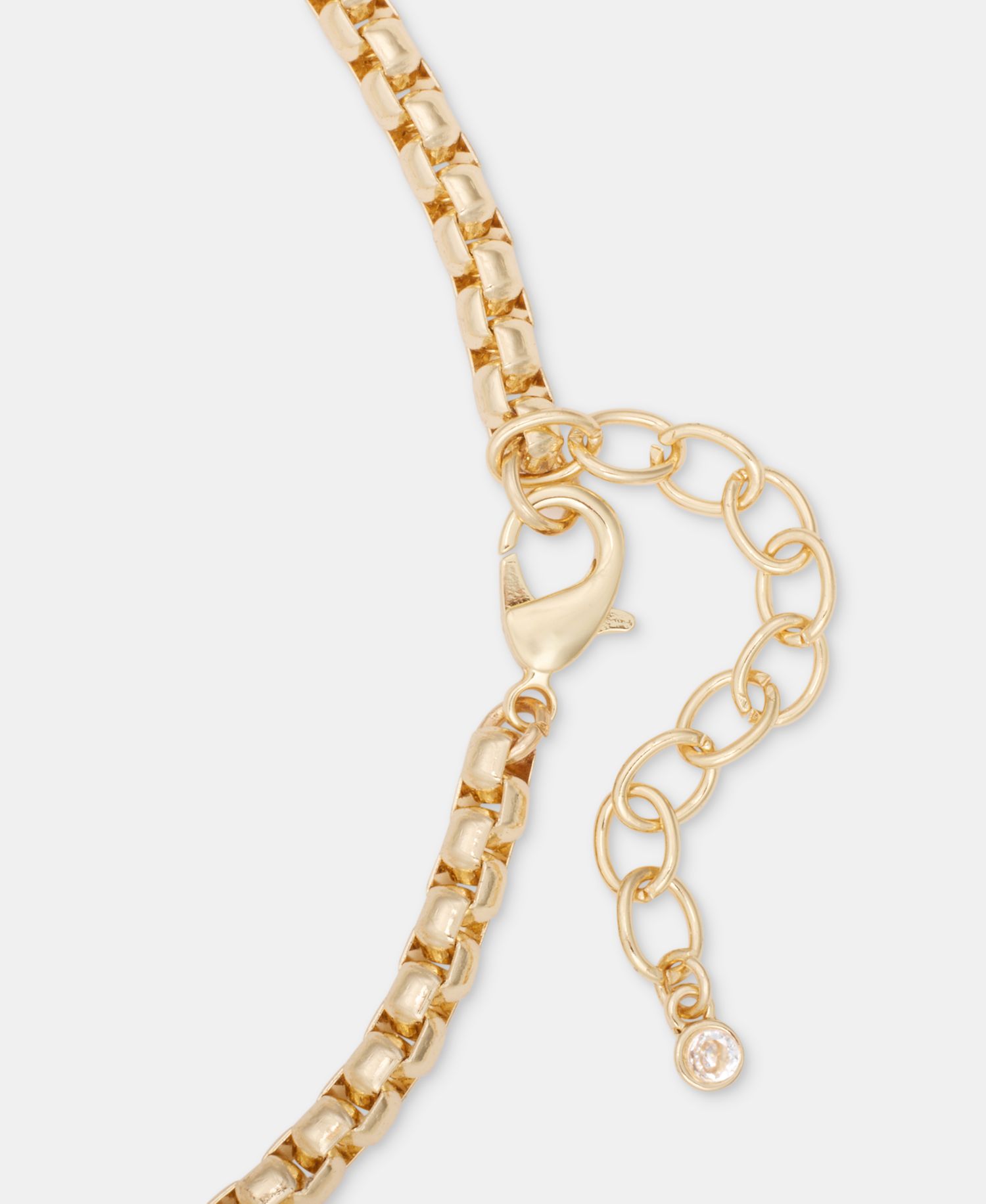 Rondelle Beaded Collar Necklace, 16" + 2" extender