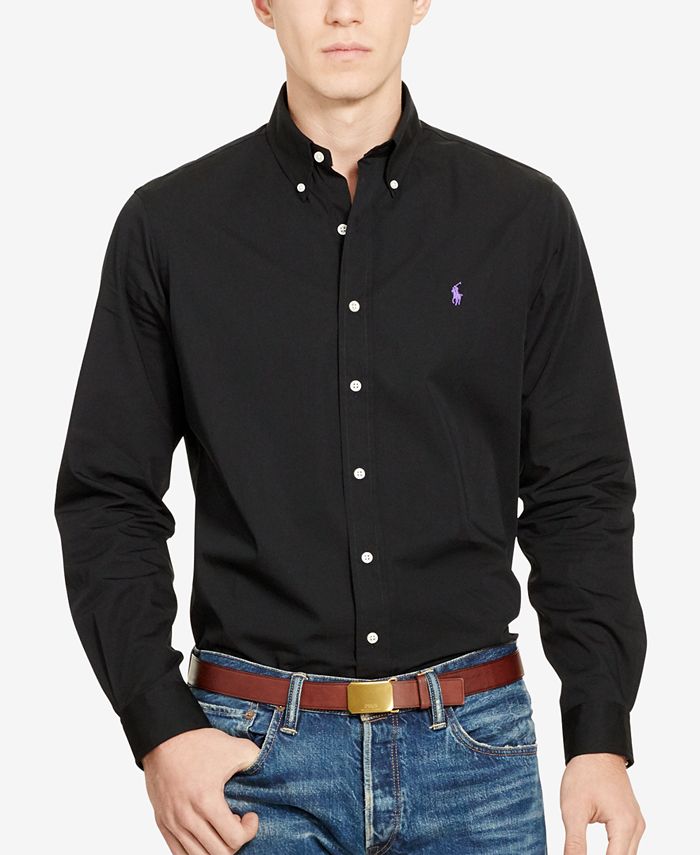 Polo Ralph Lauren - Poplin Navy Solid Shirt