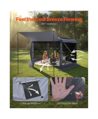 12x12 Pop Up Gazebo Screen Tent with Carry Bag