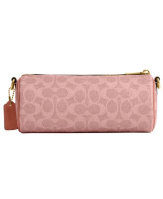 Barrel Small Signature Canvas Slim Shoulder Bag