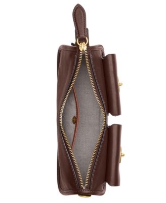 Waverly Small Leather Twin Turnlock Shoulder Bag