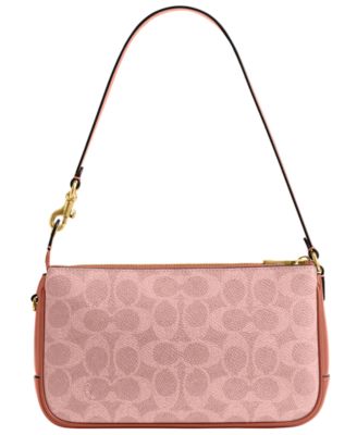 Plaza Small Signature Canvas Slim Shoulder Bag