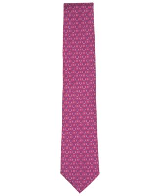 Men's Geometric Pattern Tie