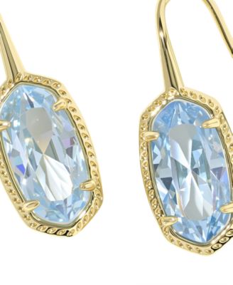 Cubic Zirconia Lee Luxe Oval Drop Earrings