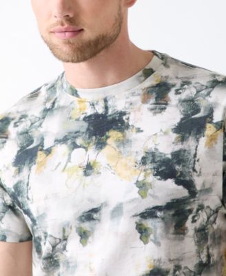 Men's Allover Abstract Print T-Shirt