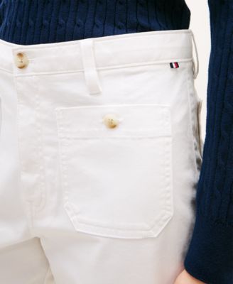 Women's Twill Patch Pocket Chinos Pants