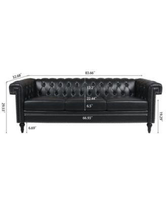 Traditional Sofa with Removable Cushions