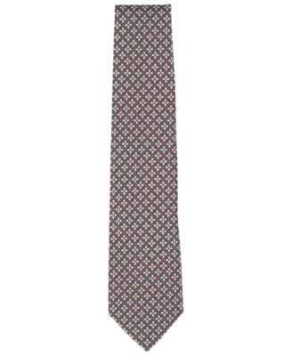Brooks Brothers Men's Classic Circle Florette Pattern Tie