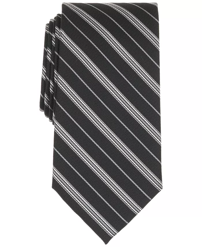 Brooks Brothers Men's Classic Stripe Pattern Tie - thumbnail 7
