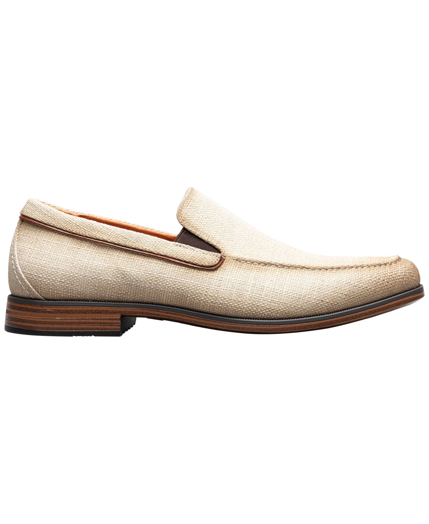 Мужские туфли Stacy Adams Ridgely Moc-Toe Slip-on, цвет: Бежевый — фото 2