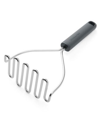 KitchenAid Stainless Steel 10.24" Wire Masher - Charcoal Gray, 10.25