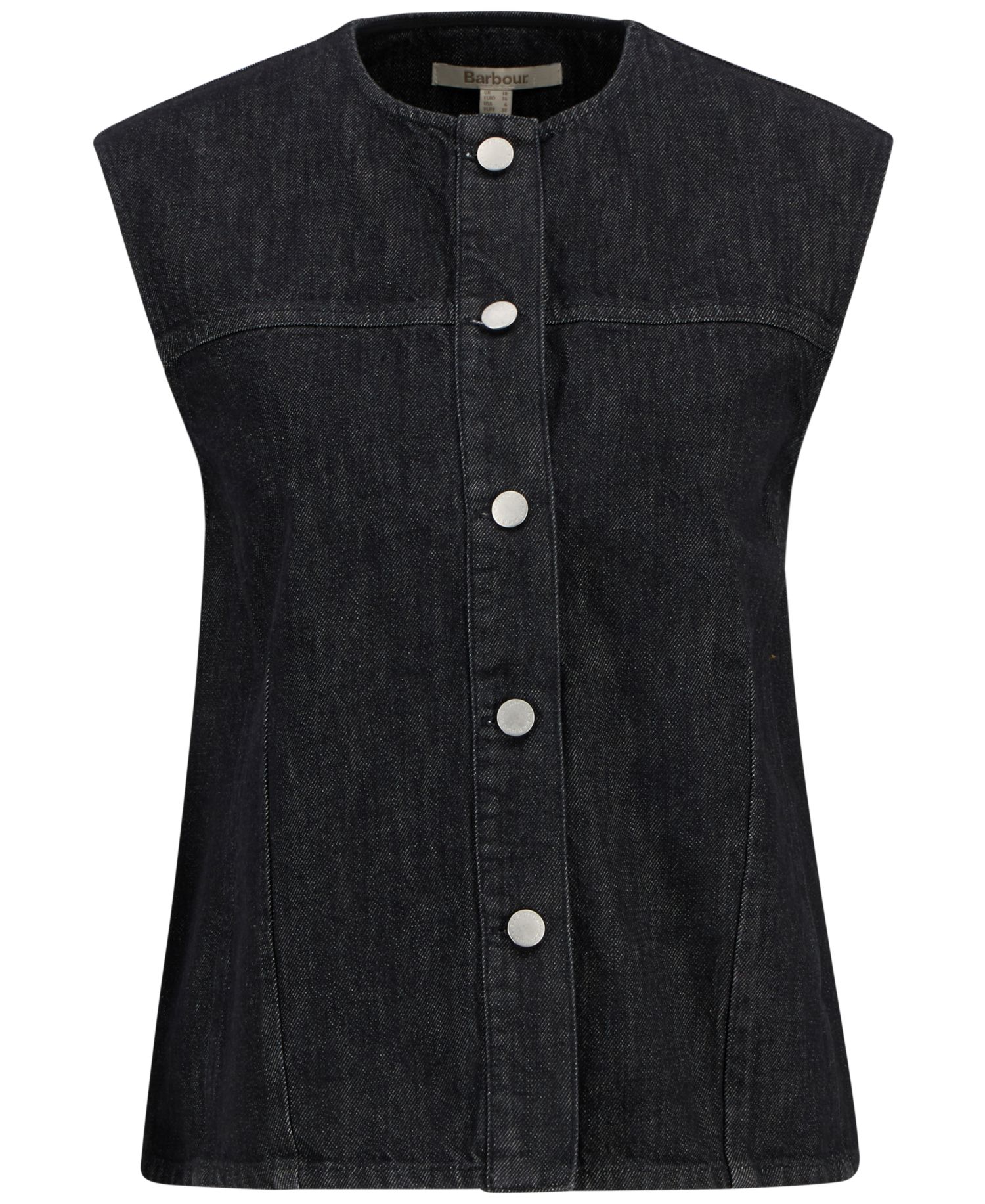 Women's Sleeveless Crewneck Myra Denim Shirt