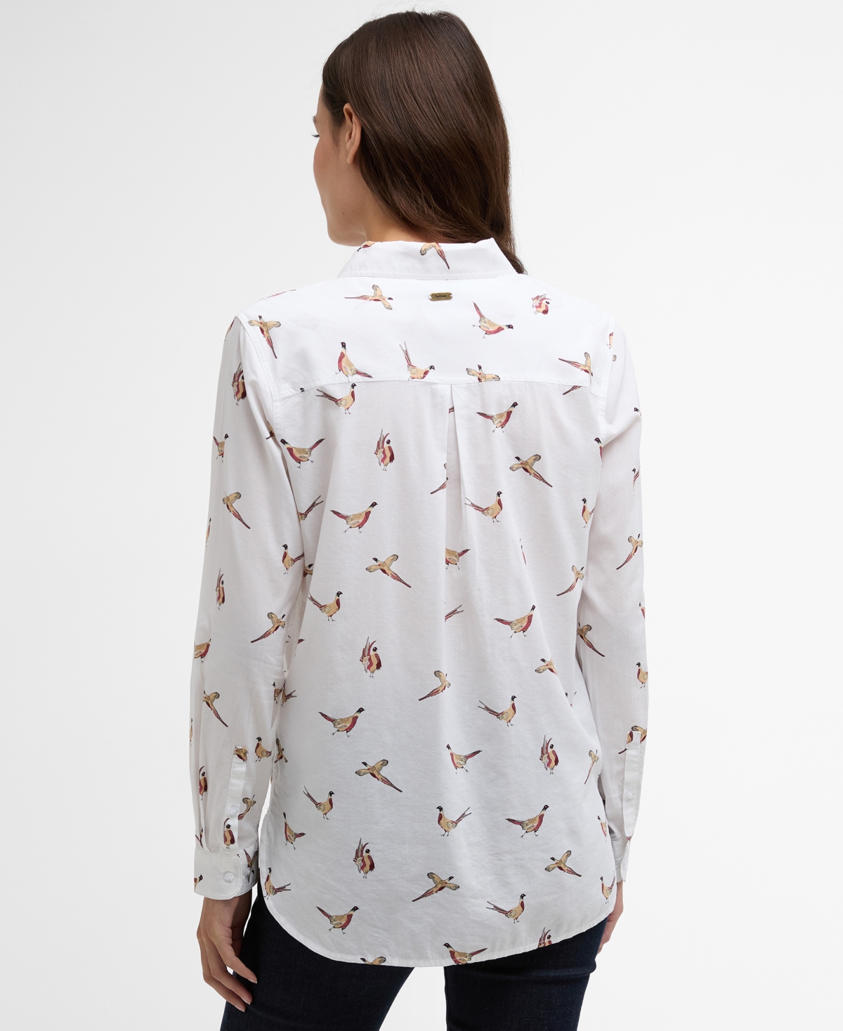 Barbour Women's Long-Sleeve Collared Safari Shirt