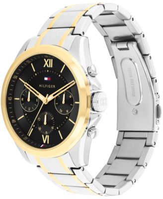 Men's Multifunction Two Tone Stainless Steel Bracelet Watch, 42mm