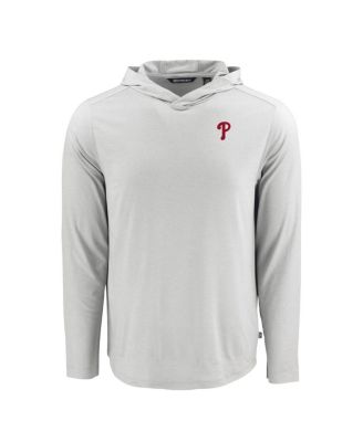 Men's Gray Philadelphia Phillies Coastline Epic Comfort Eco Hoodie Long Sleeve T-Shirt