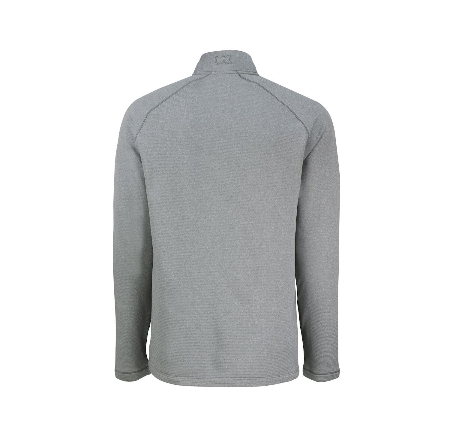 Men's Heather Gray Philadelphia Eagles Peshastin Eco Fleece Tri-Blend Raglan Quarter-Zip Jacket