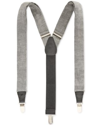 Club Room - Men's Herringbone Print Suspenders
