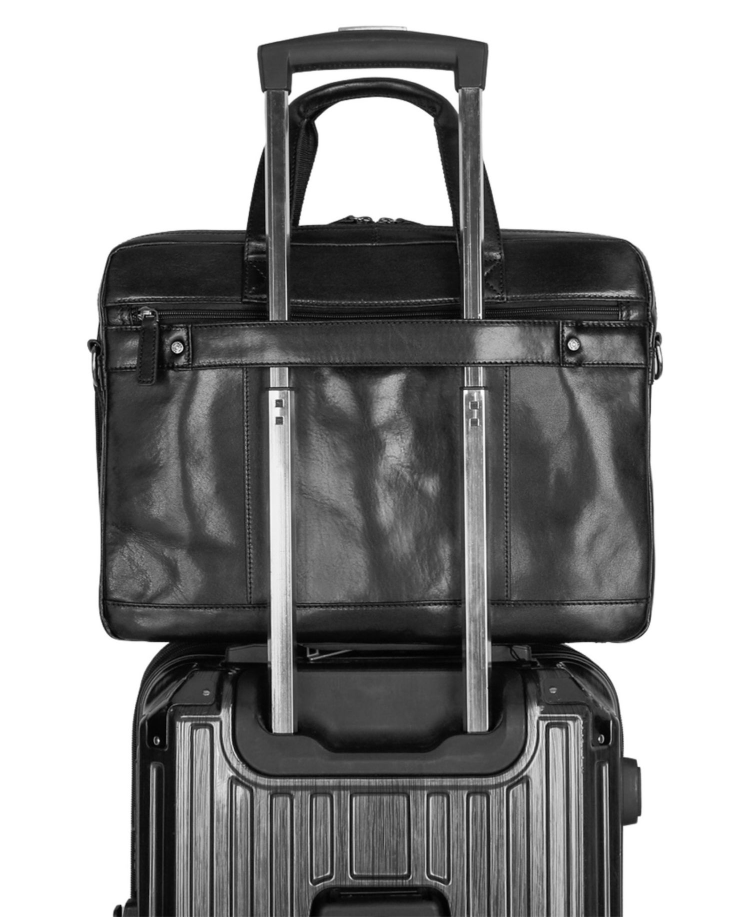 Men's Leather Laptop Briefcase