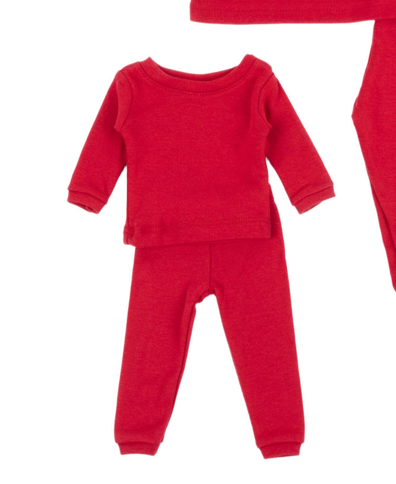 Girls 6-14 Matching Doll Snug-Fit Cotton Long Sleeve Pajamas