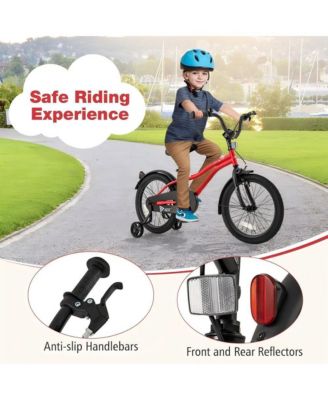 18 Inch Kids Bike for 4-8 Years Old Children Bicycle with Training Wheels