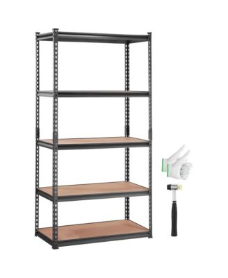 Storage Shelving Unit, 5-Tier Adjustable Metal Storage Shelves, Heavy Duty Organizer Rack for Pantry, Basement, 36" L x 18" W x 72" H