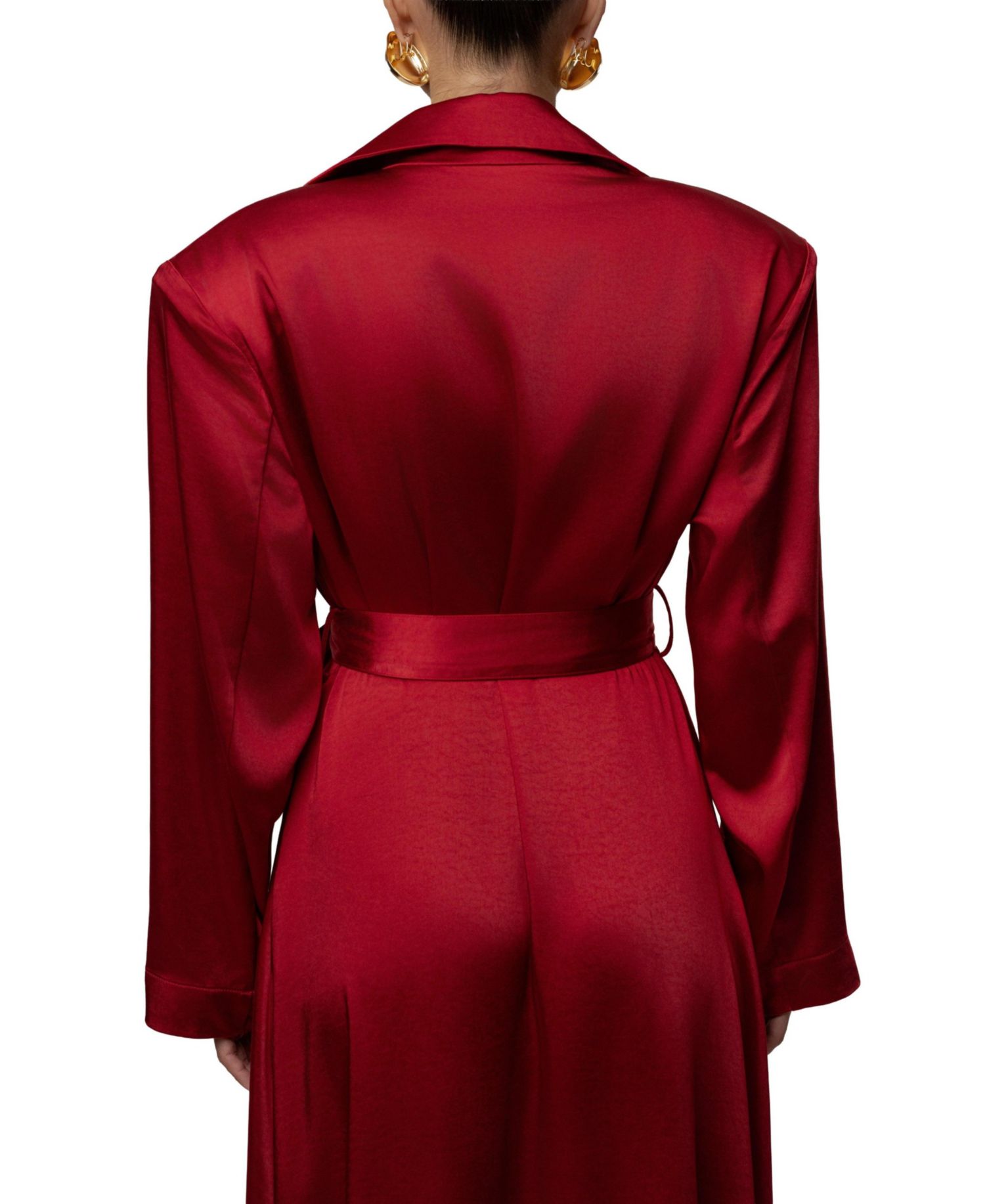 Women's Satin Embrace Maxi Dress