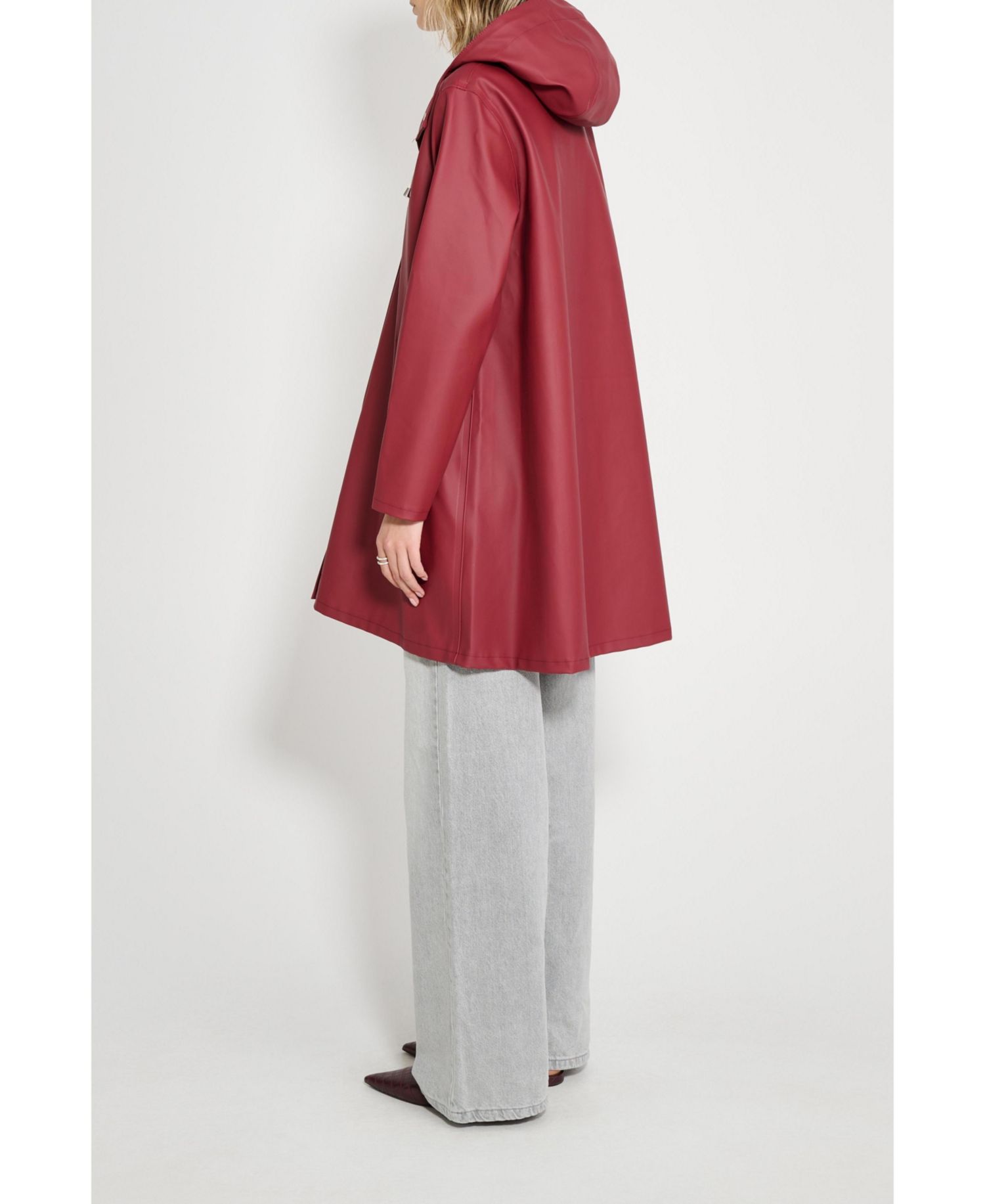 Women's Mosebacke Hooded Long Sleeve Raincoat