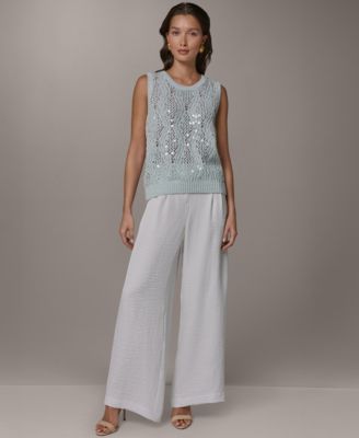 Women's Crew Neck Sweater Vest