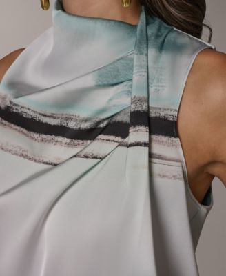 Women's Cowl Neck Sleeveless Top