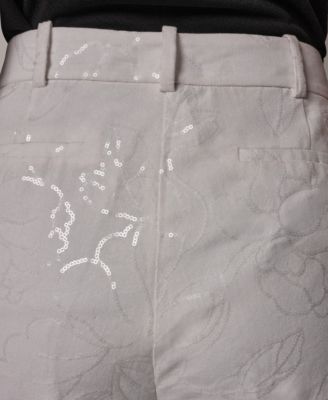 Women's Sequin Embroidered Pants