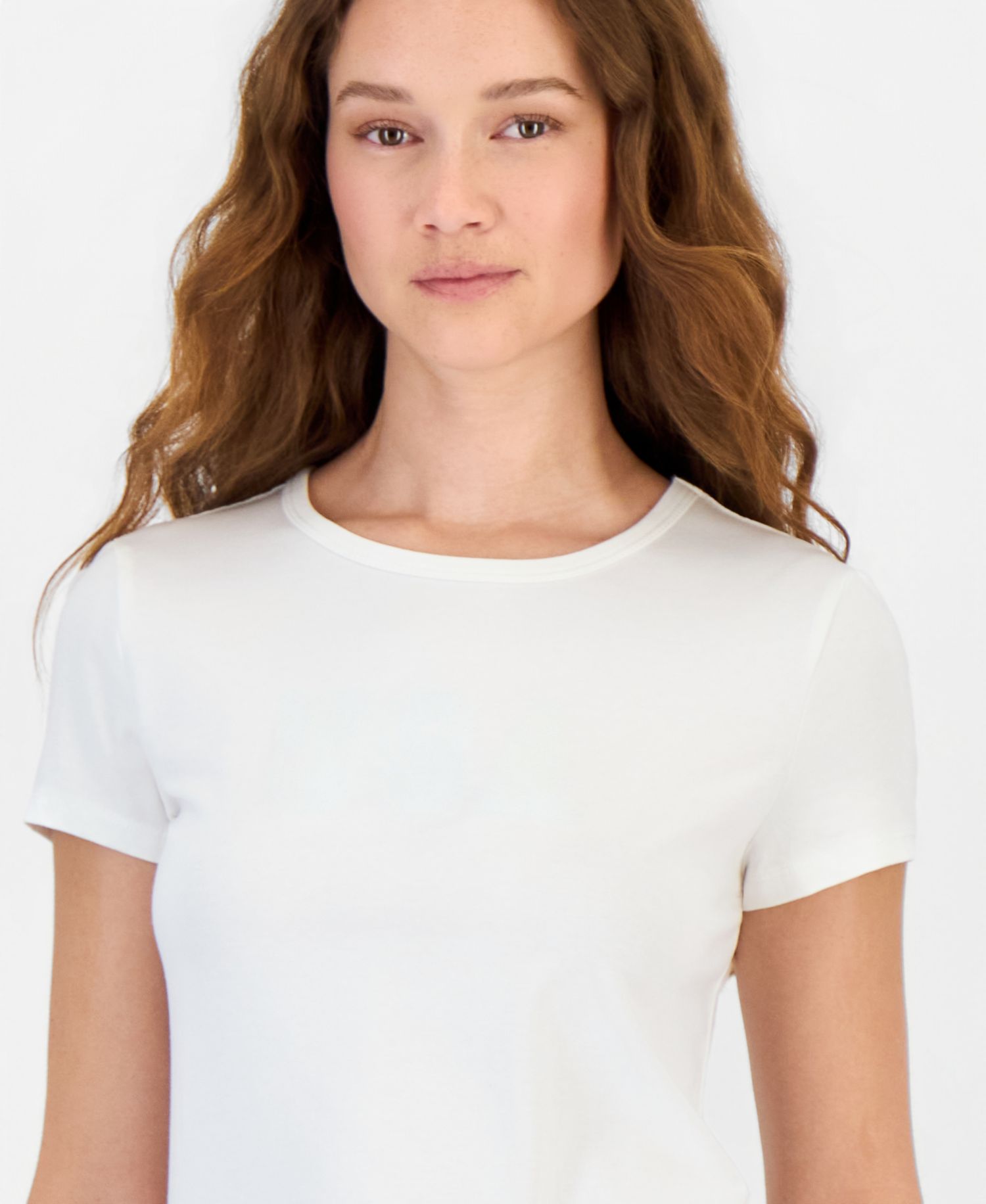 Juniors' Patchwork Short-Sleeve T-Shirt