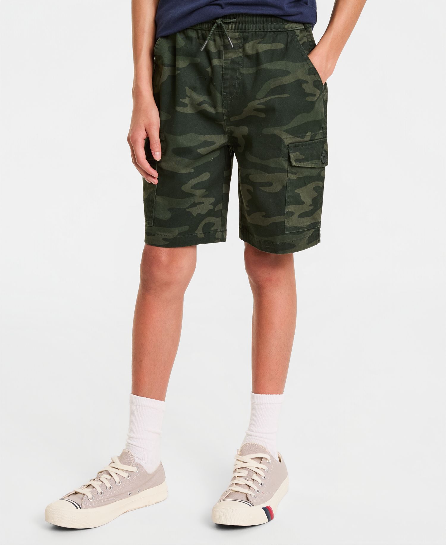 Boys' XS-XL Twill Cargo Shorts